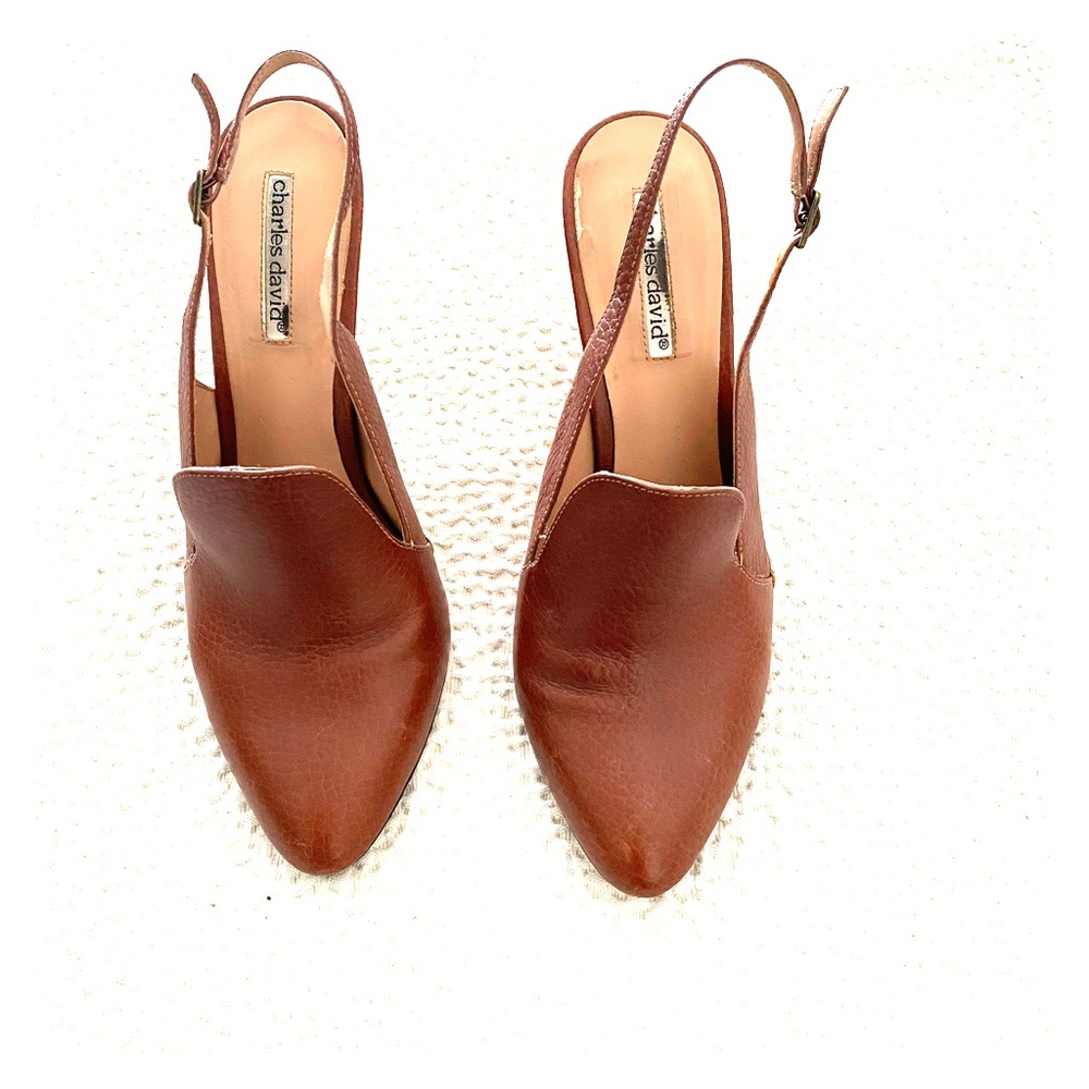 Charles David leather heels
